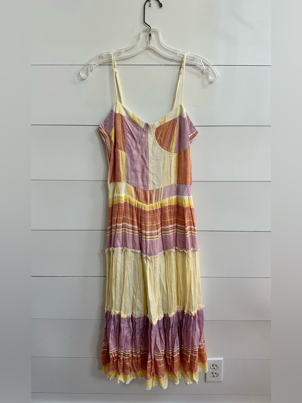 Jen’s Pirate Booty Striped Colorful Midi Dress
